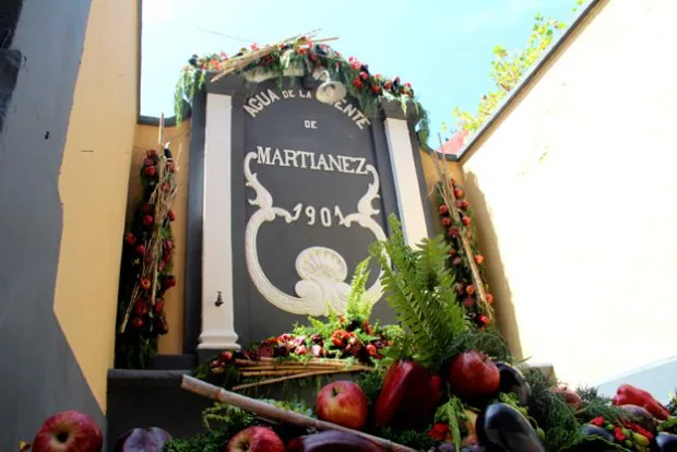 Enrame de un chorro tradicional en Puerto de la Cruz