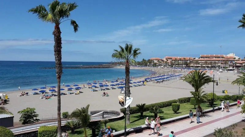 Playa de Las Vistas en Tenerife Sur