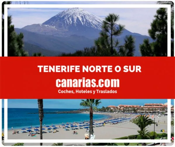 Tenerife norte o sur: dónde alojarte según tu viaje